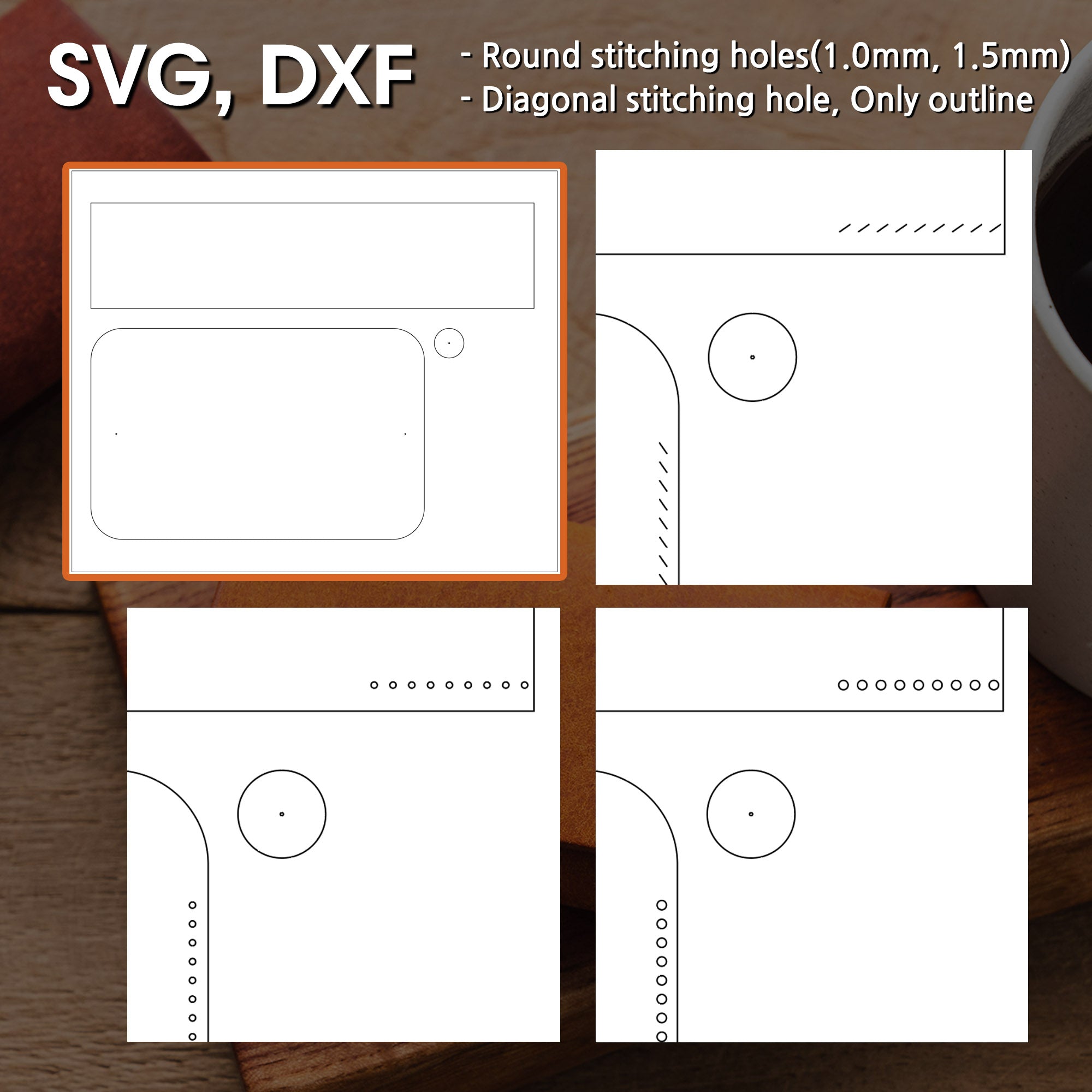 Business Card Holder - Pattern