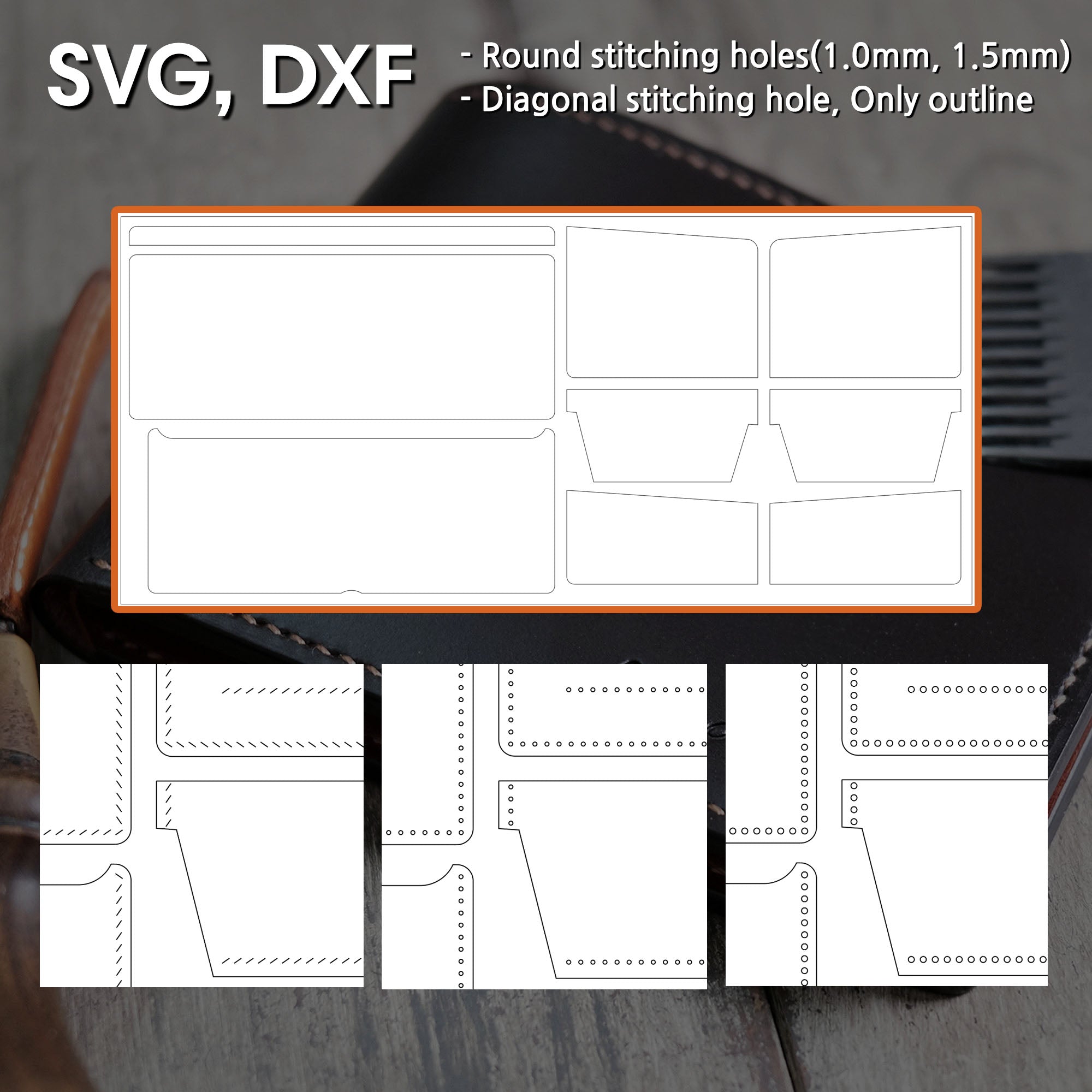 Billfold Wallet - Pattern