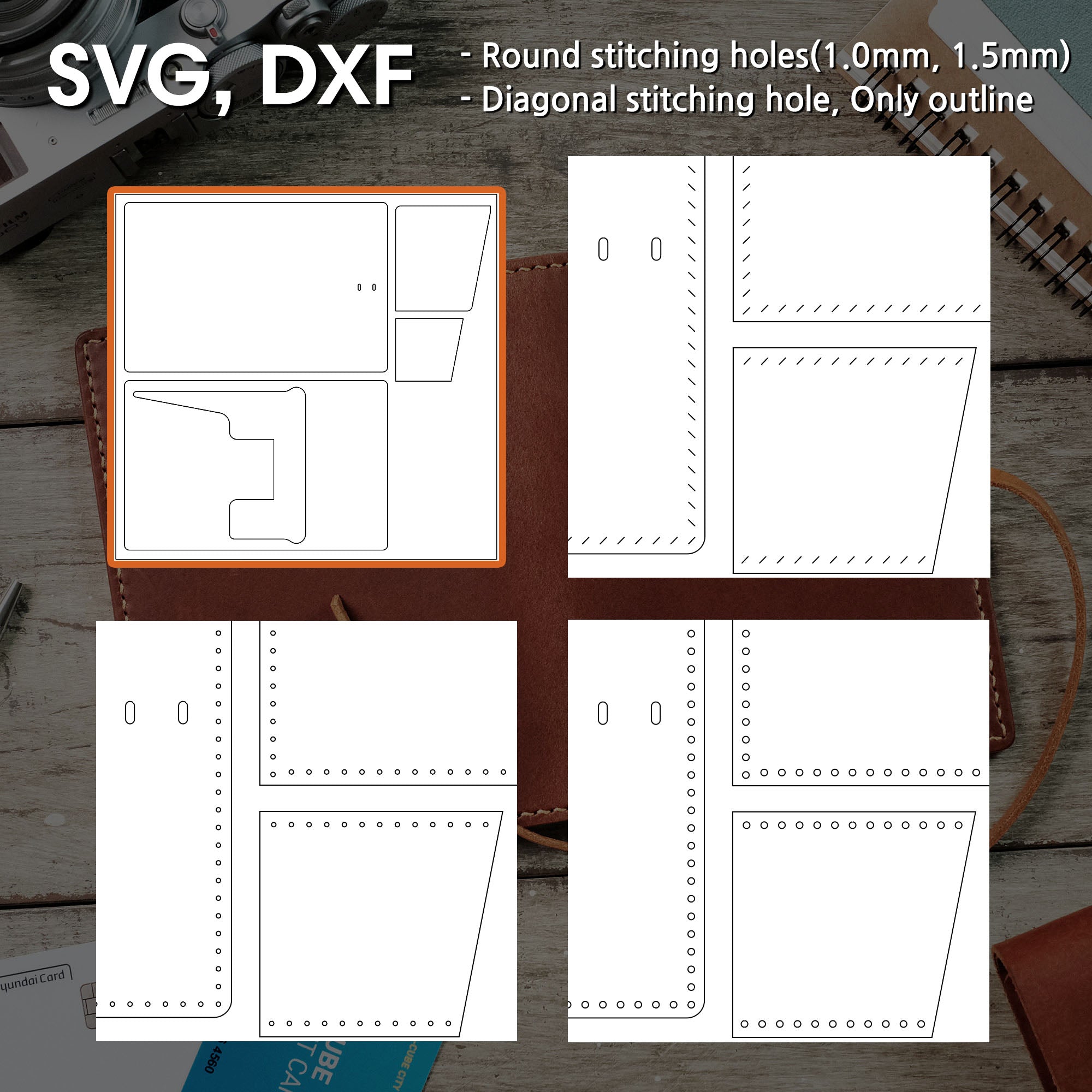 Passport Wallet - Pattern