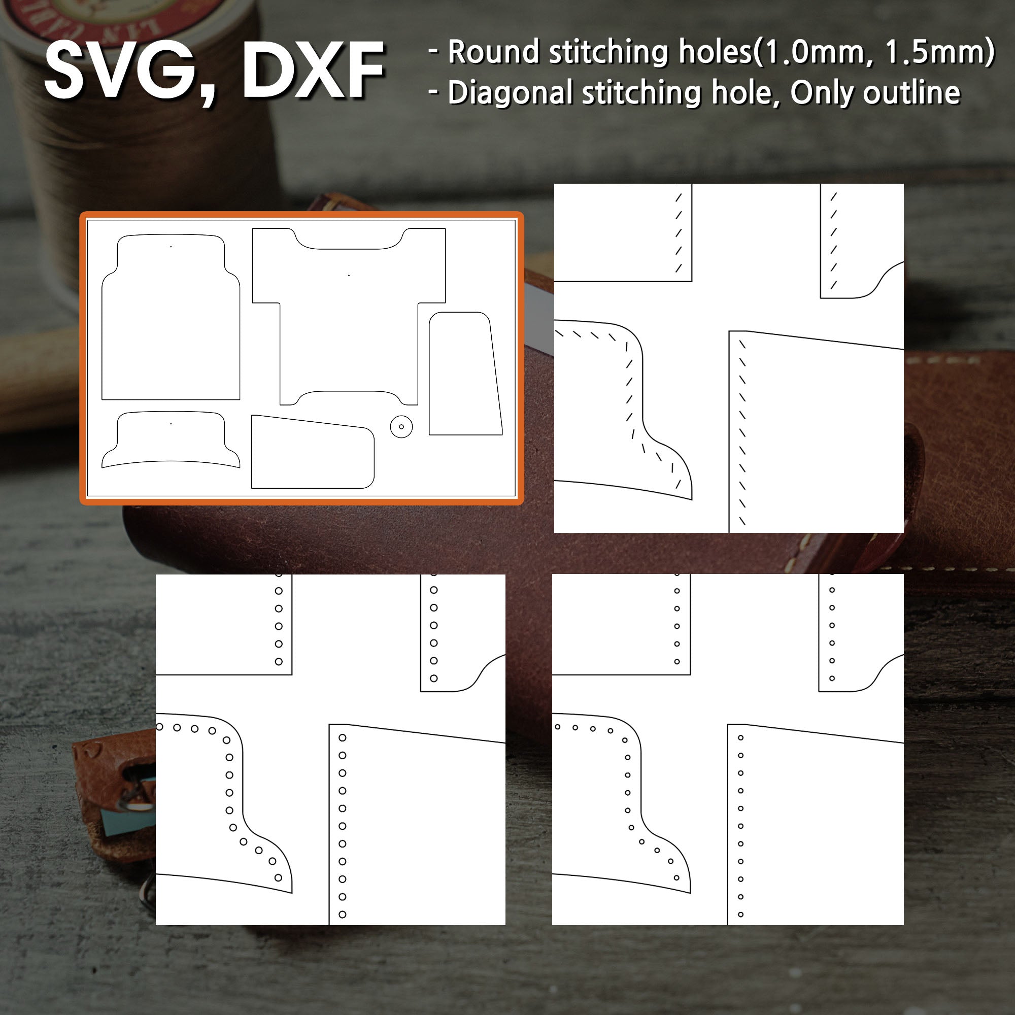 Compact & Plump Wallet - Pattern