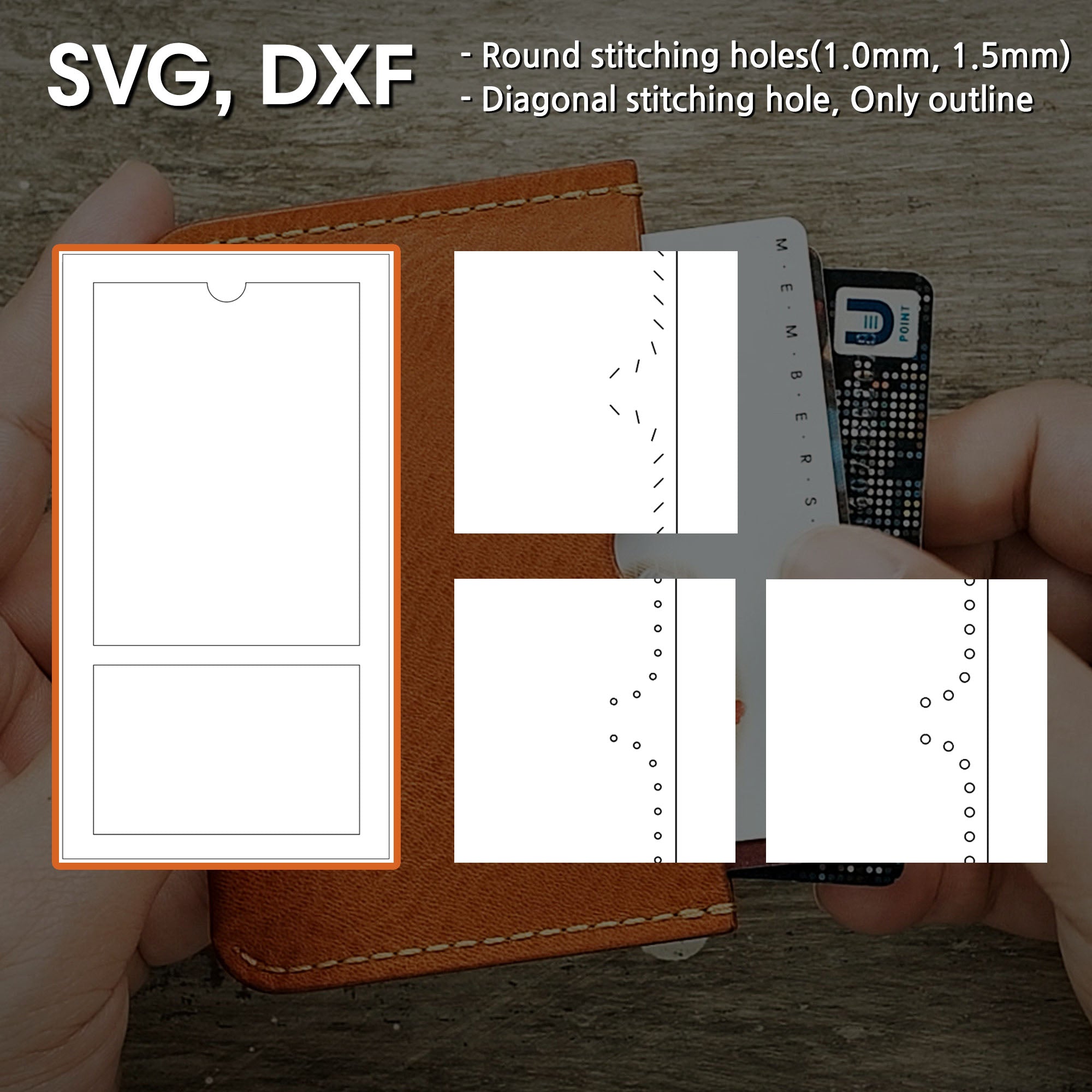 Super Minimalist Wallet - Pattern