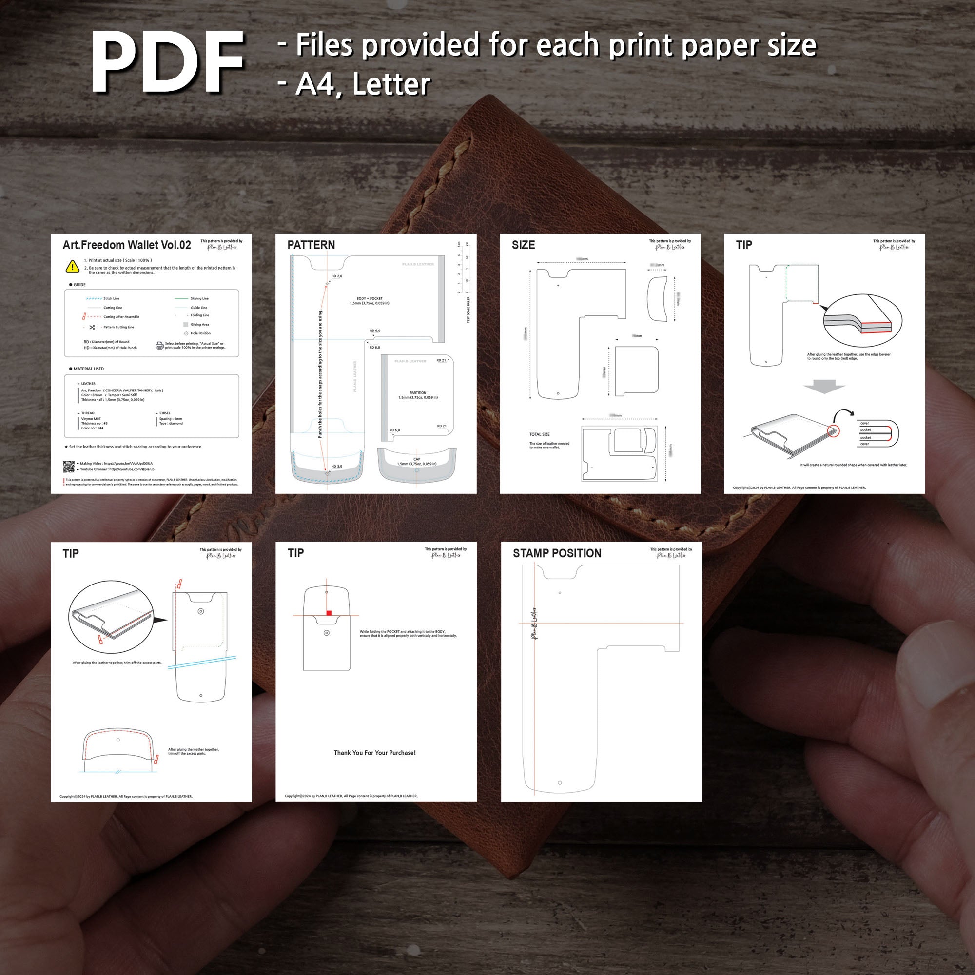 Art.Freedom Wallet Vol.02 - Pattern