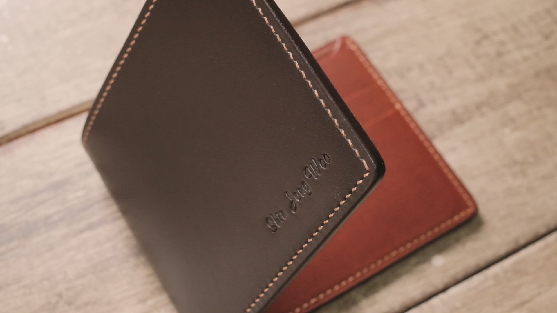 Video showcasing the completed Billfold Wallet, highlighting its design and features.