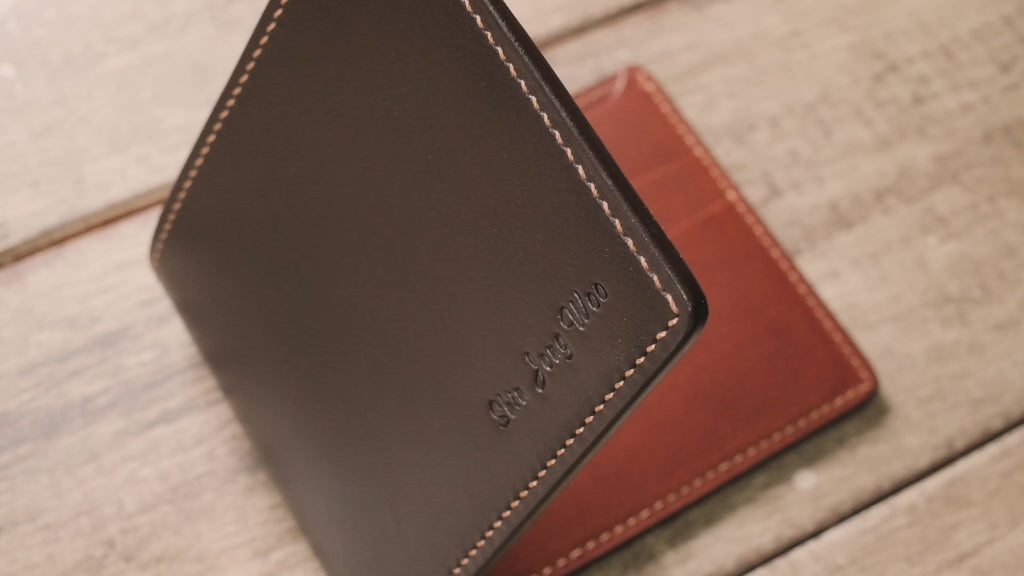 Video showcasing the completed Billfold Wallet, highlighting its design and features.